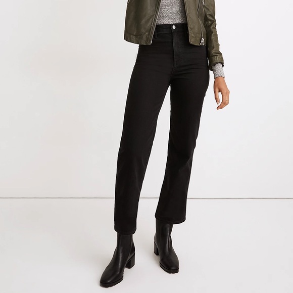 Madewell Denim - Madewell Slim Wide-Leg Jeans in Lunar Wash